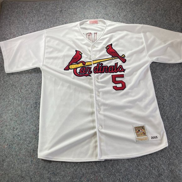 Mitchell & Ness Other - Mitchell & Ness Baseball Jersey Shirt Mens Adult 56 White St. Louis Cardinals